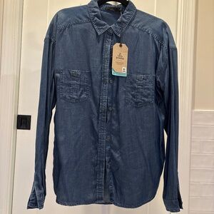NWT Prana denim top L